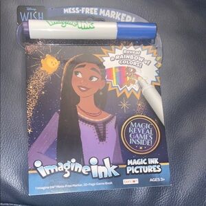 Disney Imagine Ink Magic Ink Pictures - Purple and Blue